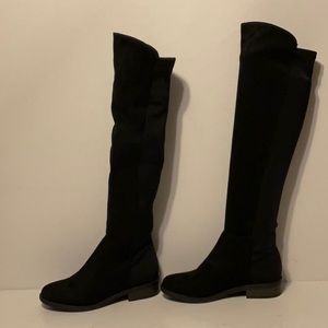 Rebel by Zigi Women’s over the knee black suede boots size 6